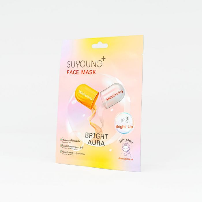 แผ่นมาส์กหน้า (Bright Aura)  Suyoung+ 1 แผ่น