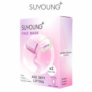 แผ่นมาส์กหน้า (Age Defy Lifting) Suyoung+ (12แผ่น/กล่อง)