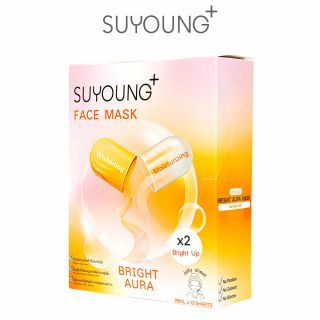 แผ่นมาส์กหน้า (Bright Aura) Suyoung+ (12แผ่น/กล่อง)