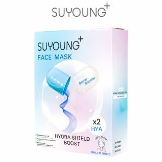 แผ่นมาส์กหน้า (Hydra Shield Boost) Suyoung+ (12แผ่น/กล่อง)