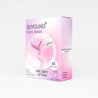 แผ่นมาส์กหน้า (Age Defy Lifting) Suyoung+ (12แผ่น/กล่อง)