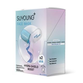 แผ่นมาส์กหน้า (Hydra Shield Boost) Suyoung+ (12แผ่น/กล่อง)