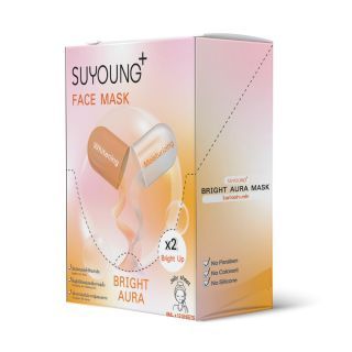 แผ่นมาส์กหน้า (Bright Aura) Suyoung+ (12แผ่น/กล่อง)