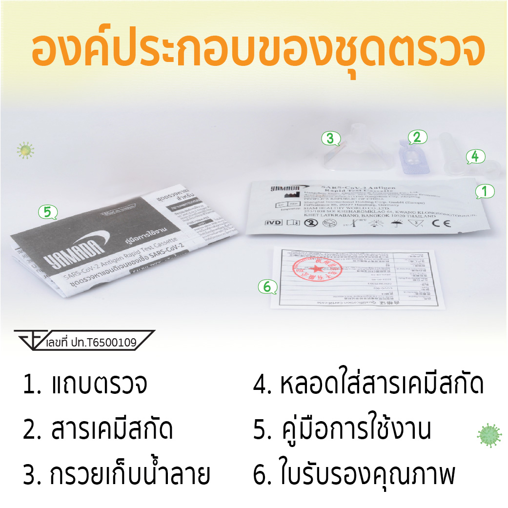ชุดตรวจ ATK ชนิดน้ำลาย