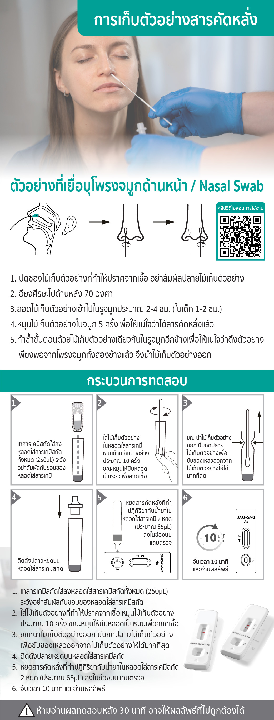 atk ATK แบบ Swab